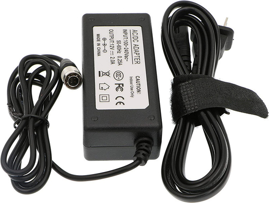 AC To 4 Pin Hirose Male 12V 2A Kabel Adaptor Daya Untuk Perangkat Suara ZAXCOM Sony