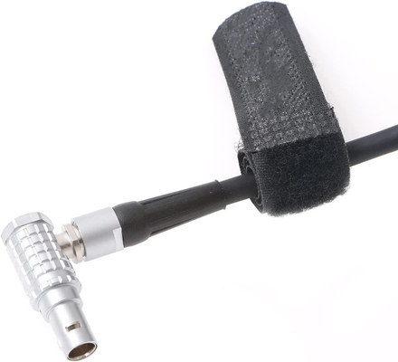 Lemo 7 Pin Male Right Angle to 7 Pin Male Straight Data Cable untuk Trimble R7 Receiver ke Radio TRIMMARK III