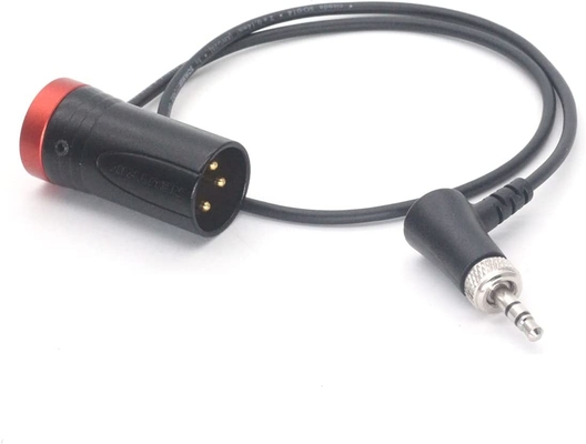Kabel audio untuk headphone Sony D11 50cm yang dapat dikunci 3pin XLR Male ke 3.5