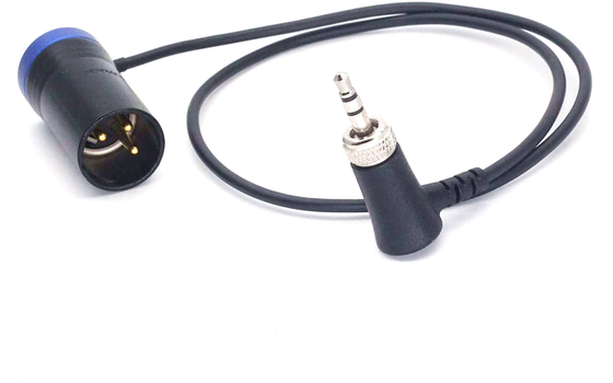 Kabel audio untuk headphone Sony D11 50cm yang dapat dikunci 3pin XLR Male ke 3.5