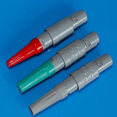 Redel 4 Pin Soket Edaran Plastik Straight Plug Untuk Scanner Medis