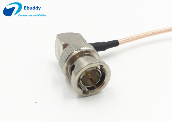 Lanparte HD SDI Video Cable BNC Hak Pria ke BNC Kanan Angle Plug Pigtail Coaxial Cable RG179