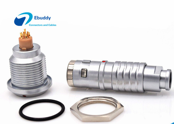 kualitas  Waterproof IP68 Lemo K Series 0K 7pin Male And Female Connectors pabrik