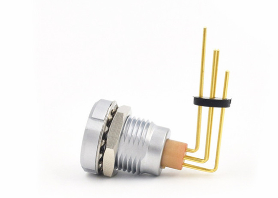 Beli Konektor Seri 6pin Lemo B ECG Elbow Printed Circuit Pins Dengan Memperbaiki 2 Kacang pembuatan online