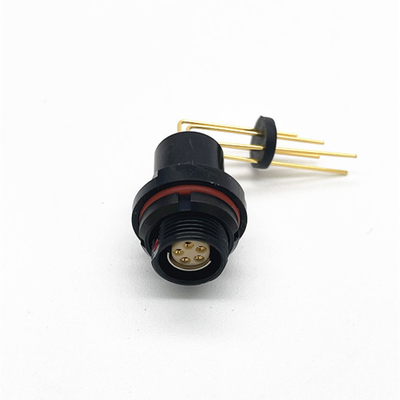 Beli Konektor Kabel Fischer Hitam PCB Dipasang Sudut Kanan DBPC102A054 pembuatan online