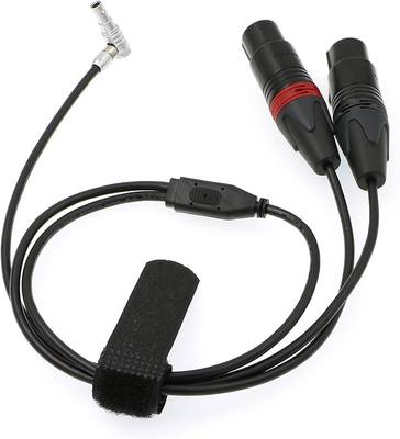 Beli Kabel Audio Kamera Lemo 5 Pin Male to Two XLR 3 Pin Female untuk Z CAM E2 pembuatan online