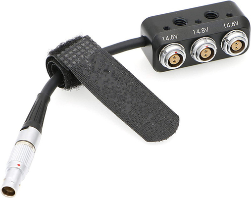 Beli 14.8V Power Splitter Box Kabel Lemo 2 Pin Pria Untuk 3 * 2 Pin Wanita Box Untuk ARRI Merah online manufacture