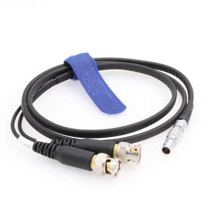 Beli Perangkat Suara XL-LB2 0B 5pin Sudut Kanan ke Double BNC Time Code Input Output Kabel 60cm online manufacture