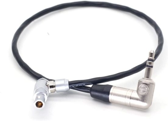 Beli Kabel Kode Waktu Steker Audio 4pin Ke 3.5Mm Lemos Sudut Kanan untuk Sinkronisasi Tentakel Merah EpicRed Scarlet-WRed Raven Weap Gemini pembuatan online