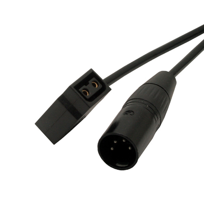 Beli 4 Pin Male XLR Connector Cable Untuk 2 Kabel Pin D-Tap Male Dengan Kabel 1M pembuatan online