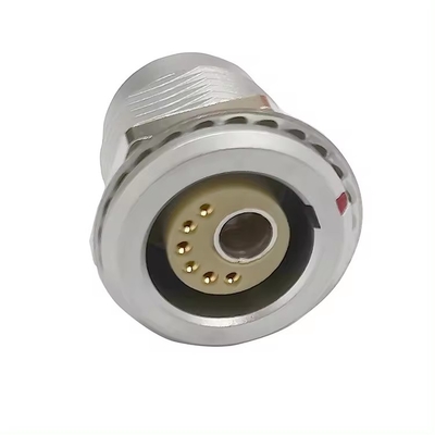Beli Medical push-pull Connector Lemo EGG FGG 2B 6+1 Logam 6 sinyal 1 cairan input panel medis konektor pemasangan online manufacture