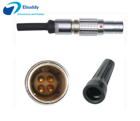Beli Konektor Lemo 4 pin FGG 0B 304 CLAD52Z dengan soket panel Mount EGG 0B 304 CLL pembuatan online