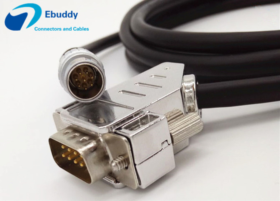 Beli Lemo 8pin ke Kabel Listrik Custom DB9 Lemo FGG.1B.308 kabel pria untuk total stasiun topcon pembuatan online