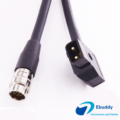 Beli 12pin male ke 2pin d-tap male cable untuk power supply kamera pembuatan online