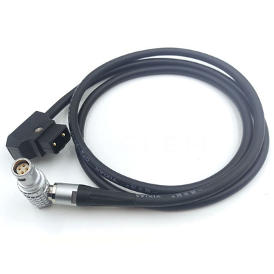 Beli Kabel power supply 12V DC merah epik Lemo sudut kanan FHJ 1B 6 pin female to D-tap cable pembuatan online