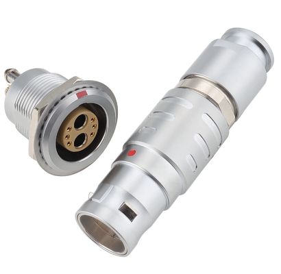 Beli M18 Hybrid Electrical-Pneumatic Connector 6 Signal + 2 Plug dan Socket Fluidic Set FGG/EGG pembuatan online