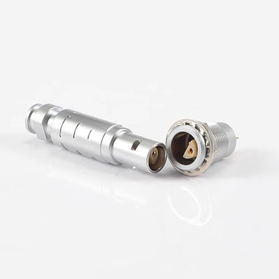 kualitas  Lemo Coaxial Connector FFA ERA Series Single-core Half-Moon Aviation Plug Socket pabrik