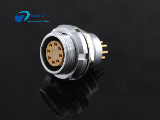 Beli Solder Kontak Lemo B Seri Konektor 0B 1B 2B 8 Pin Tetap Solder Perempuan EKG Socket pembuatan online
