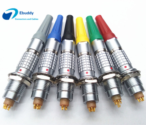 Beli 2-30 Pin Edaran Self Locking Lemo B Series Connector Pria plug FGG.00 0B / 1B / 2B / 3B pembuatan online
