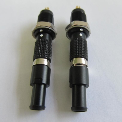 Beli Konektor logam dorong-tarik mini M7 Lemo 00 ukuran kecil dengan berlapis krom hitam pembuatan online