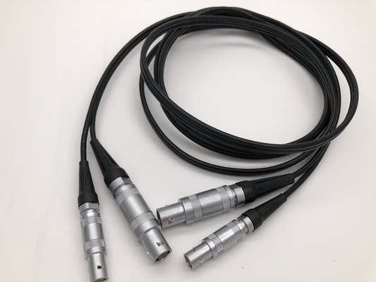 Beli 6ft ganda Lemo 0S ke Lemo 01 perakitan kabel custom untuk Ultrasonic probe pembuatan online