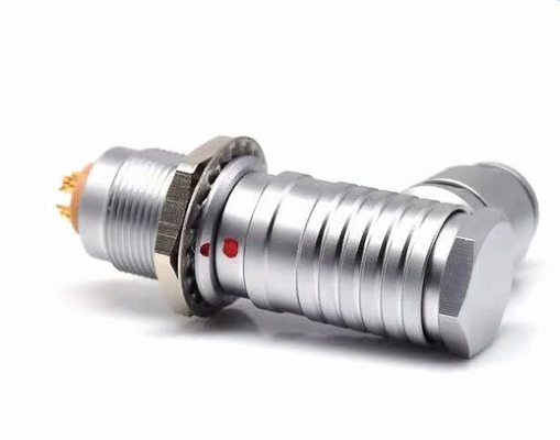 Beli Konektor Lemo 3B FHG 3B 4pin Konektor Kabel Konektor Solder Sudut Kanan FHG.3B.304 online manufacture