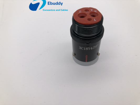 Beli 4 Pin Kabel Konektor Melingkar XC18Y4ZHP Lemo Dust Cap Untuk Plug / Socket pembuatan online