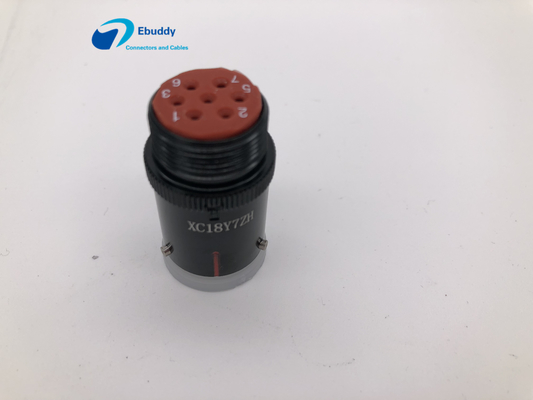 Beli Konektor Kabel Edaran Tegangan Rendah 7 Pin Straight Plug XC18Y7ZH Tahan Lama pembuatan online