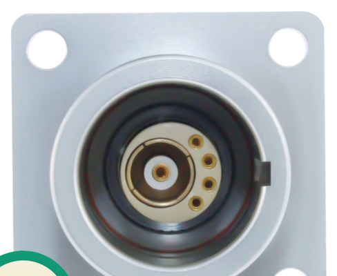 Beli Kuningan Chrome 2K 4pin Lemo Mixed Connector Video Coaxial Female pembuatan online