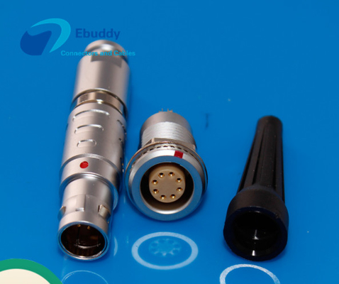 Beli M15 2B FGG Plug PPS 8 Pin Konektor Sinyal Kuningan Shell pembuatan online