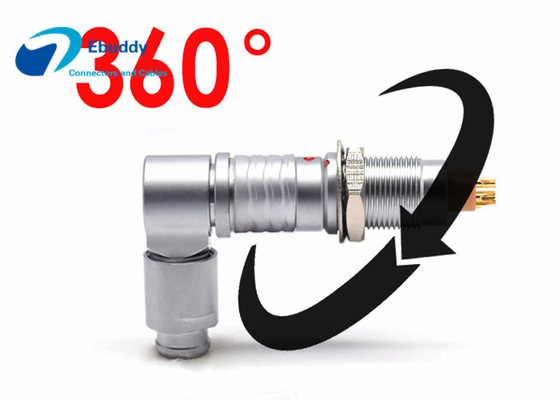 Beli Konektor Seri Lemo B Sudut yang Dapat Disesuaikan 5pin Elbow Plug FSG.0B.305 pembuatan online