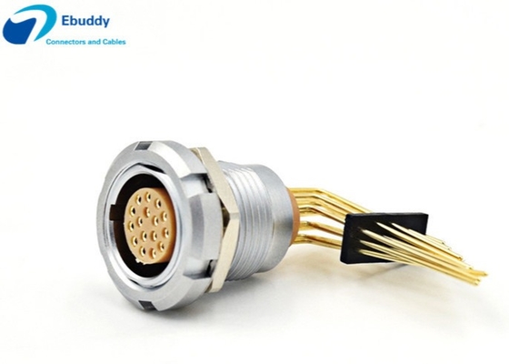 Beli Soket PCB Sudut Kanan 16pin Wadah EKG Lemo 16pin Dengan Dua Kacang ECG.1B.316.CLV online manufacture