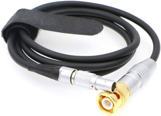 Lemo 5 Pin Male To BNC SMPTE Time Code Out Cable Untuk Perangkat Suara Mini ARRI