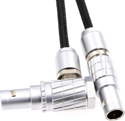 Lemo 2 Pin Male to 2 Pin Male Right Angle Teradek Bond ARRI Kabel Power Kamera Alexa