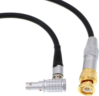 BNC ke Lemo 5 Pin Male ARRI Mini Time Code Kabel untuk Perangkat Suara ZAXCOM