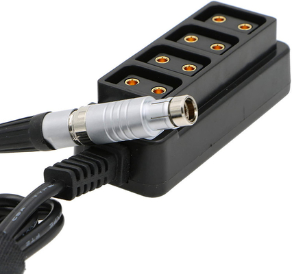 Fischer Male 3 Pin RS ke 4 Port D Tap Female HUB Adapter Splitter Kabel untuk Kamera ARRI