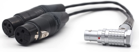Atomos Lemo 10 Pin Untuk XLR 3 Pin Konektor Wanita Breakout Audio Input Kabel Untuk Shogun Monitor Recorder