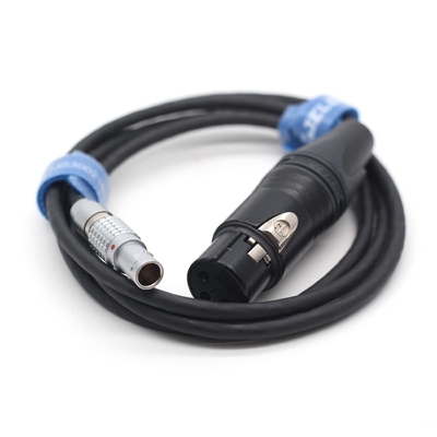 45cm Alexa Mini Audio In Kabel XLR 3 Pin Ke Lemo 0B 6 Pin Male Audio Port Double Track Line In