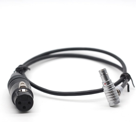 45cm Alexa Mini Audio In Kabel XLR 3 Pin Ke Lemo 0B 6 Pin Male Audio Port Double Track Line In