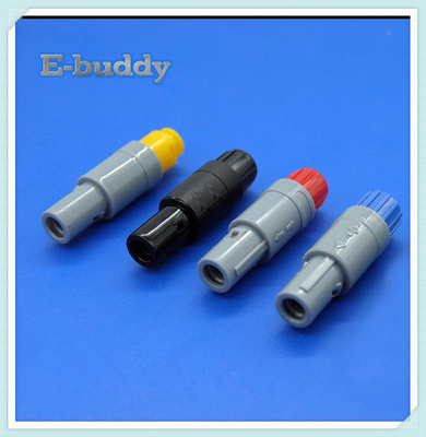 Male Plug 5 Pin Plastic Circular Connectors PAG Dengan Colorful Lleeve
