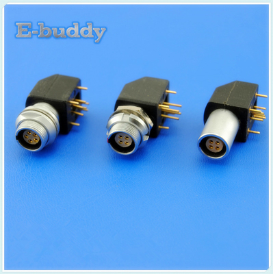 2 Pin Printed Circuit Board Konektor Panel Belakang Soket Siku Terpasang