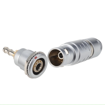 Konektor campuran fluida-listrik 4 Sinyal + 1 Set Plug & Socket fluida untuk peralatan kecantikan