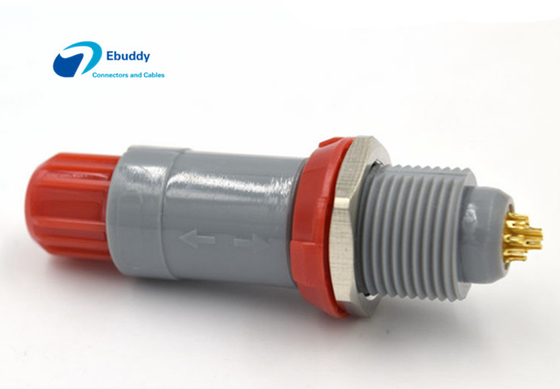 Konektor Plastik Melingkar Medis Socket Redel Kompatibel 1P 14 Pin 2 Keying Female