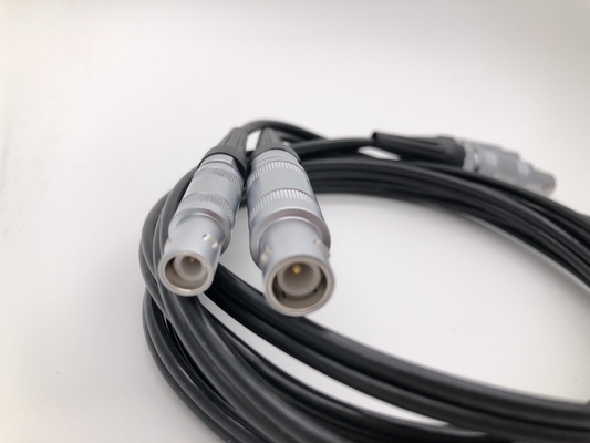 6ft ganda Lemo 0S ke Lemo 01 perakitan kabel custom untuk Ultrasonic probe